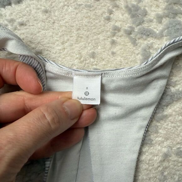 Lululemon Invigorate Bra Long Line In Wee Are From Space Nimbus Battleship 8 - Picture 7 of 10